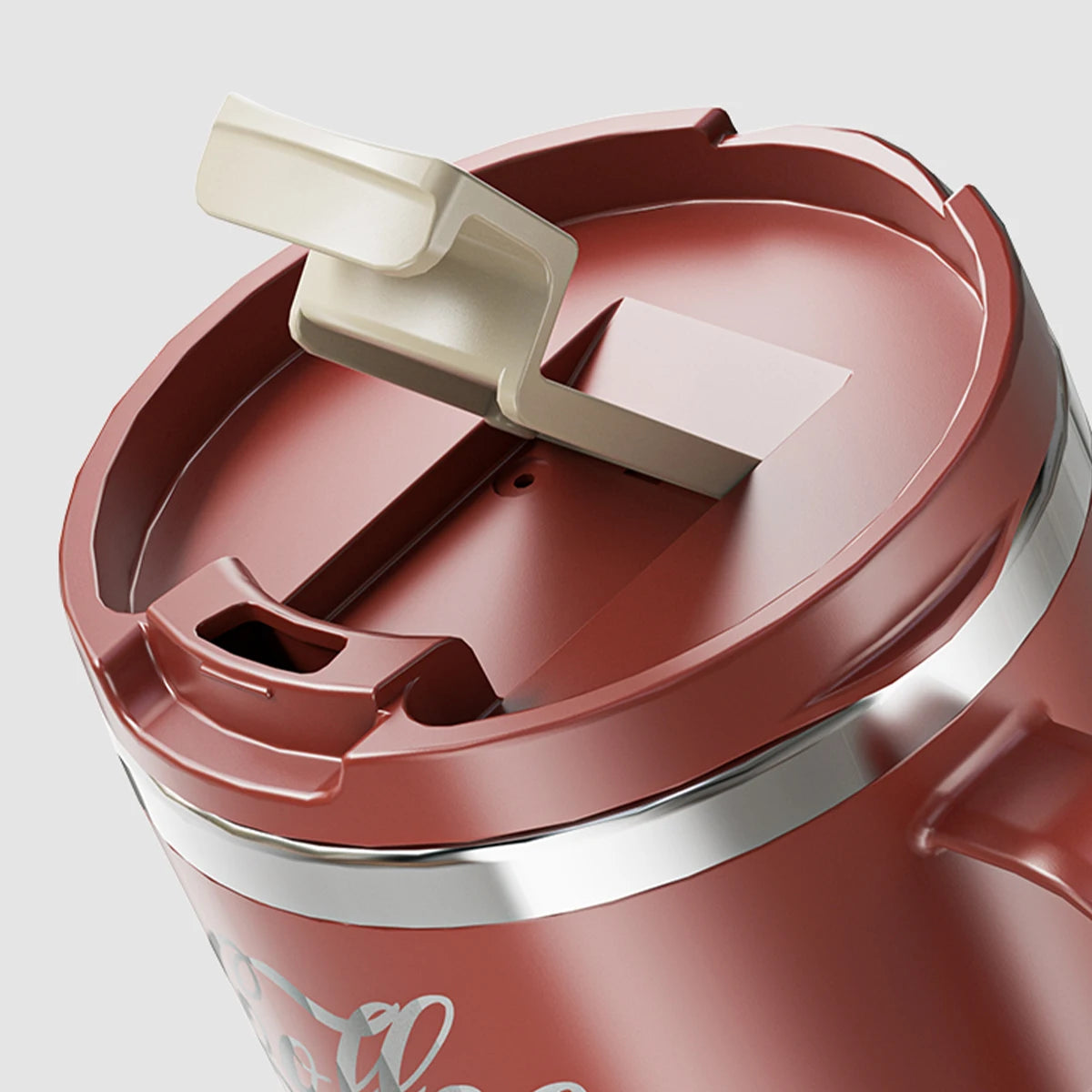 WORTHBUY Stainless Steel Tumbler – 400/480ml Insulated Coffee Mug with Lid & Handle